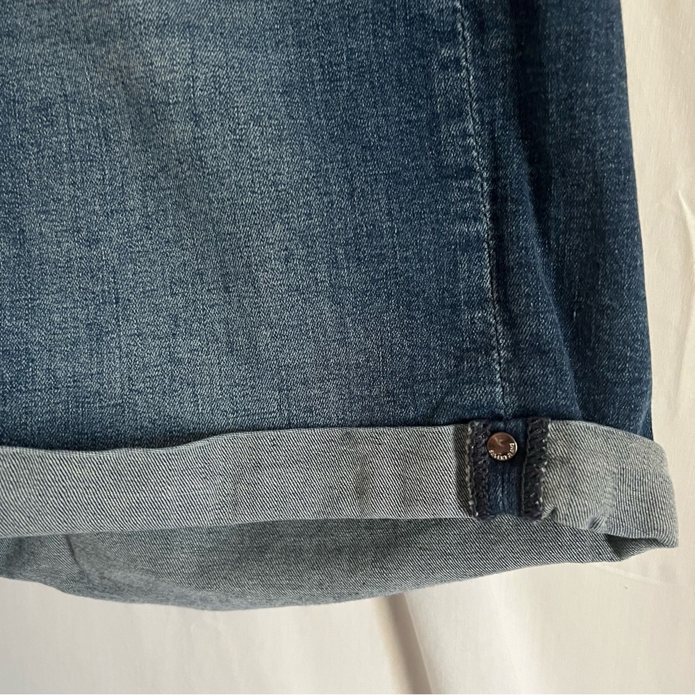 Seven7 Booty Shaper Dark Blue Jean Shorts - Picture 7 of 10